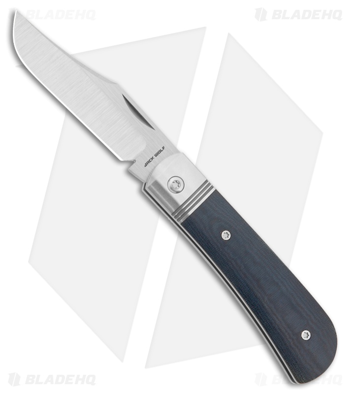 Jack Wolf Knives Benny's Clip Knife Micarta Steel Series