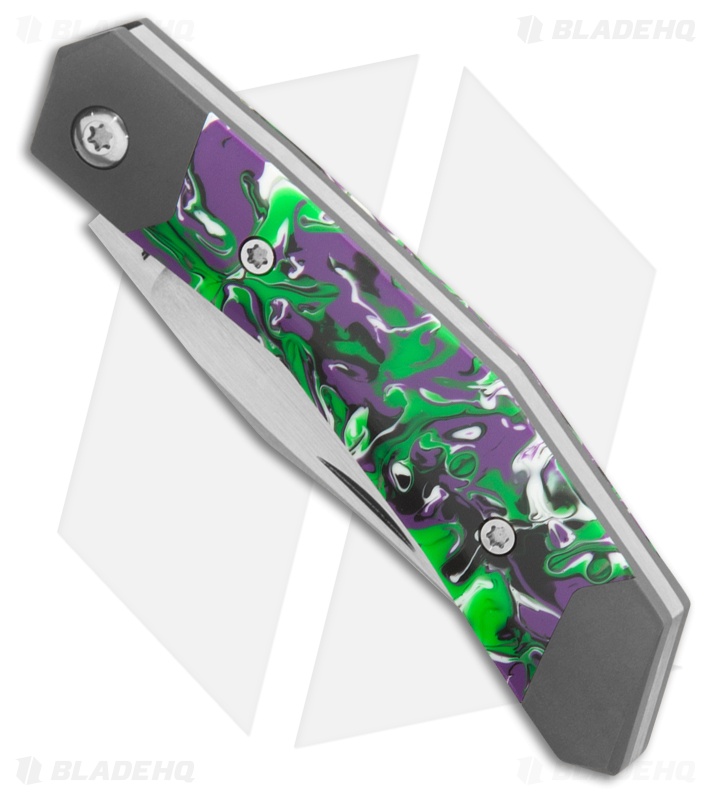 Jack Wolf Knives Mini Cyborg Jack Kaotic Resin Hand Satin
