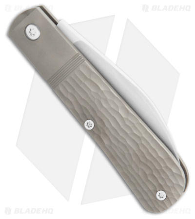 Jack Wolf Knives Laid Back Jack Slip Joint Knife Jigged Ti (2.8" Hand Satin)