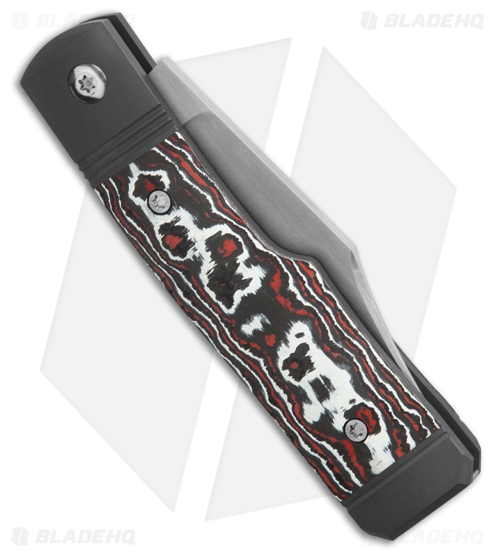 Jack Wolf Knives Sharpshooter Jack Knife Snowfire Fat Carbon