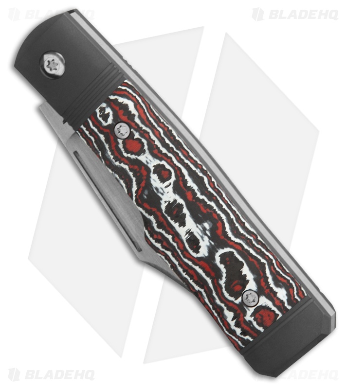 Jack Wolf Knives Sharpshooter Jack Knife Snowfire Fat Carbon