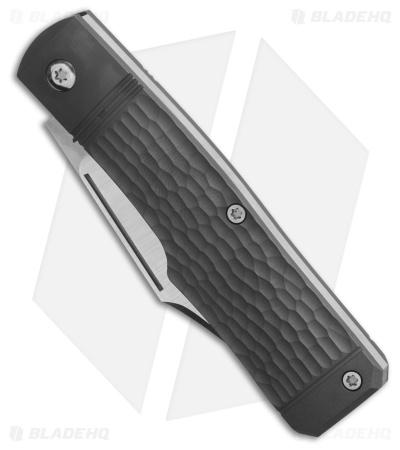 Jack Wolf Knives Sharpshooter Jack Slip Joint Knife Titanium - Jigged (3" Satin)