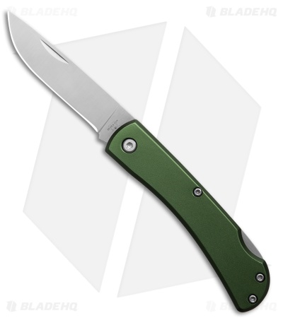 Bear & Son Small Farmhand Lock Back Knife OD Green Aluminum (2.75" Satin)