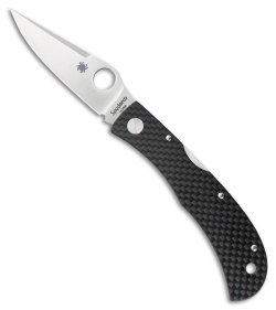 Spyderco Jess Horn Lock Back Knife Carbon Fiber (3.2" Cru-Wear) C38CFP
