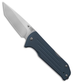 Main Street Bourbon Lockback Tanto Denim G-10 (3.00" Stonewash)