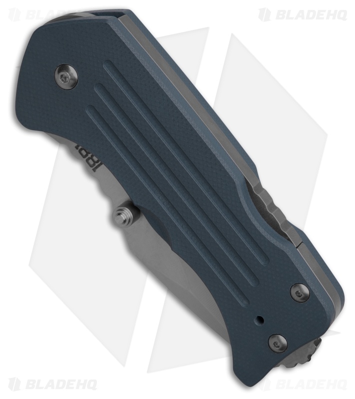 Main Street Lombard Lockback Drop Point Denim G-10 (2.625" Stonewash)