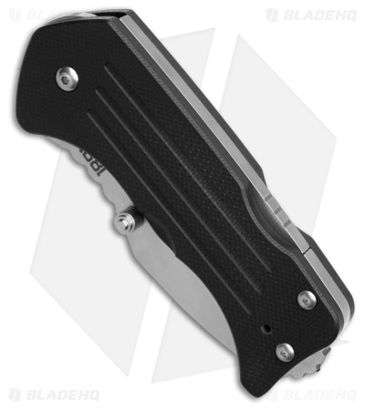 Main Street Lombard Lockback Drop Point Black G-10 (2.625" Stonewash)