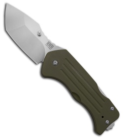Main Street Lombard Lockback Tanto OD Green G-10 (2.625" Stonewash)