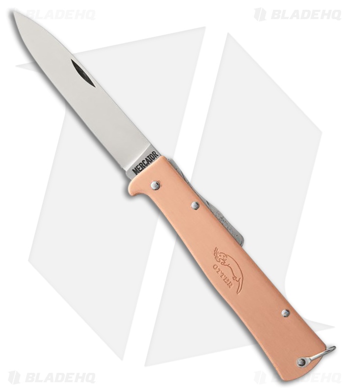 Otter Mercator Lockback Folding Knife Copper (3.5" Satin) CS