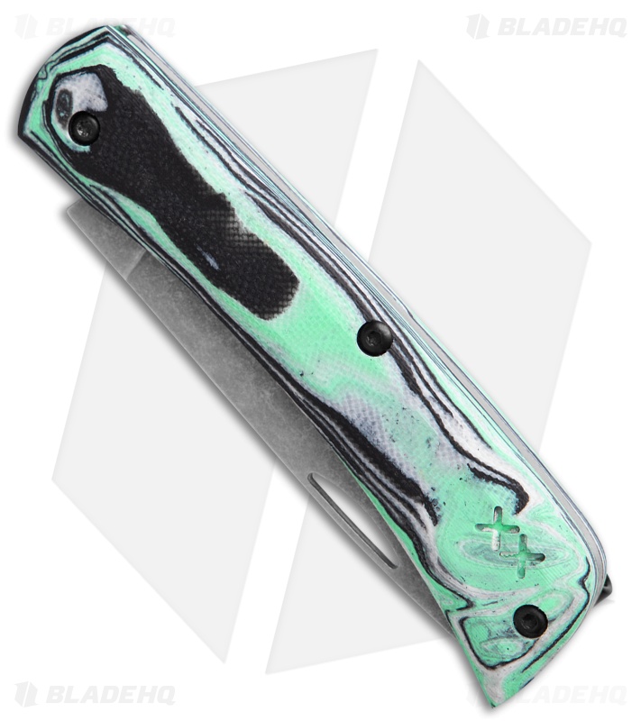 Case Knives Sod Buster Jr. Knife Seafoam Green G-10 (2.8" SW) 66384