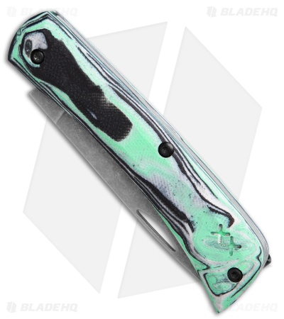 Case Knives Sod Buster Jr. Knife Seafoam Green G-10 (2.8" SW) 66384