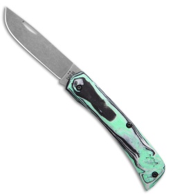 Case Knives Sod Buster Jr. Knife Seafoam Green G-10 (2.8" SW) 66384