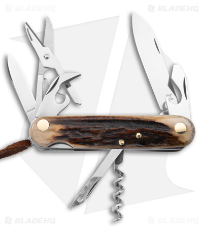 Fox Knives Venator 8-in-1 Multi-Tool Deer Horn - Blade HQ