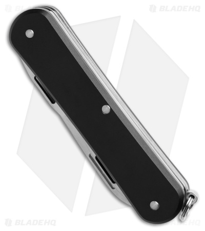 Fox Knives Vulpis 3-in-1 Slipjoint Knife Black Alum (2.2" Polish) FX-VP130-3 BK