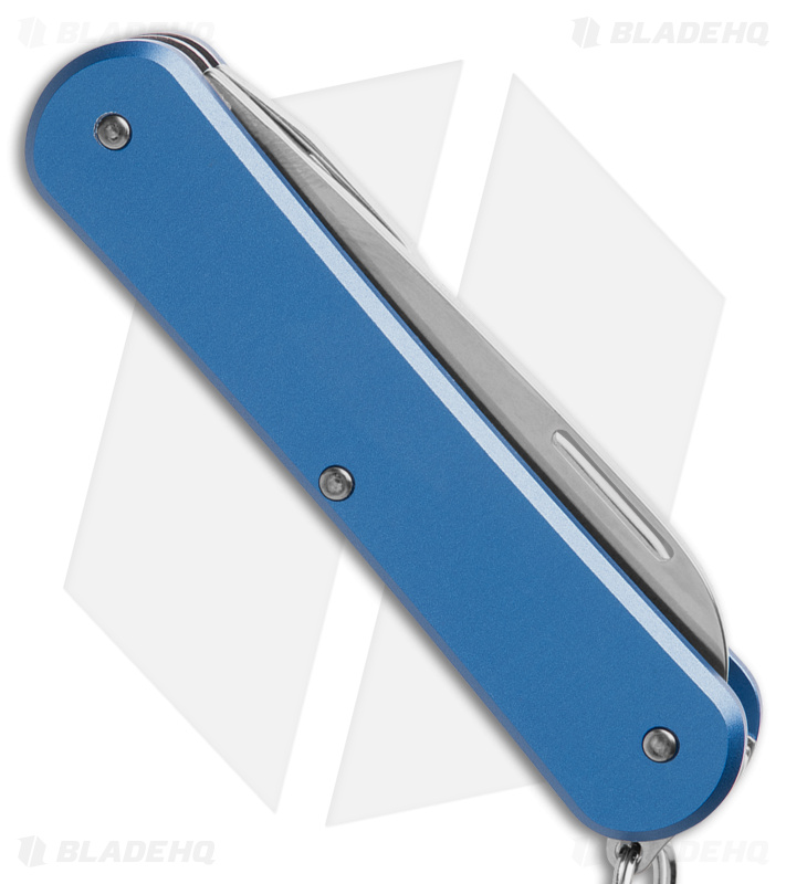 Fox Knives Vulpis 3-in-1 Slipjoint Knife Blue Alum (2.2" Polish) FX-VP130-3 SB