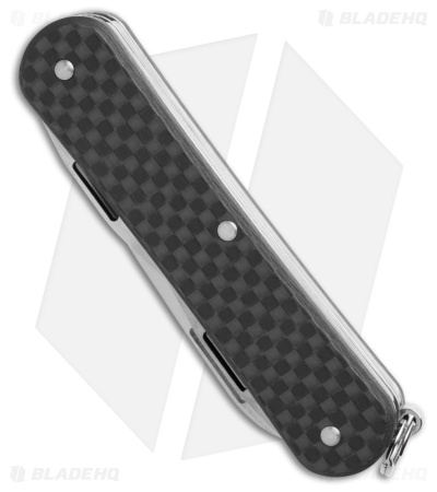 Fox Knives Vulpis 3-in-1 Slipjoint Knife Carbon Fiber (2.2" Polish)FX-VP130-3 CF