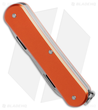 Fox Knives Vulpis 3-in-1 Slipjoint Knife Orange Alum (2.2" Polish) FX-VP130-3 OR
