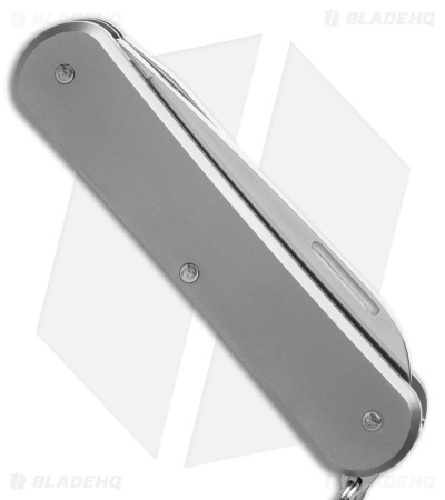 Fox Knives Vulpis 3-in-1 Slipjoint Knife Titanium (2.2" Polished) FX-VP130-3 TI