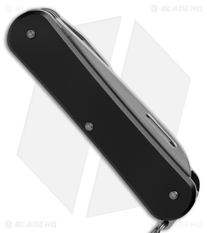 Fox Knives Vulpis 4-in-1 Slipjoint Knife Black Alum (2.2" Polish) FX-VP130-S4 BK