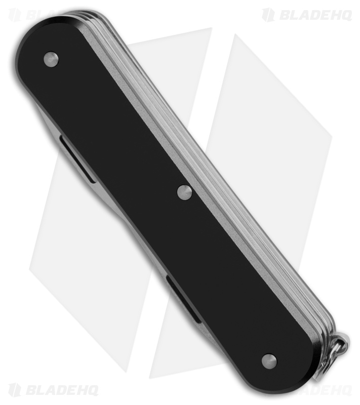 Fox Knives Vulpis 4-in-1 Slipjoint Knife Black Alum (2.2" Polish) FX-VP130-F4 BK