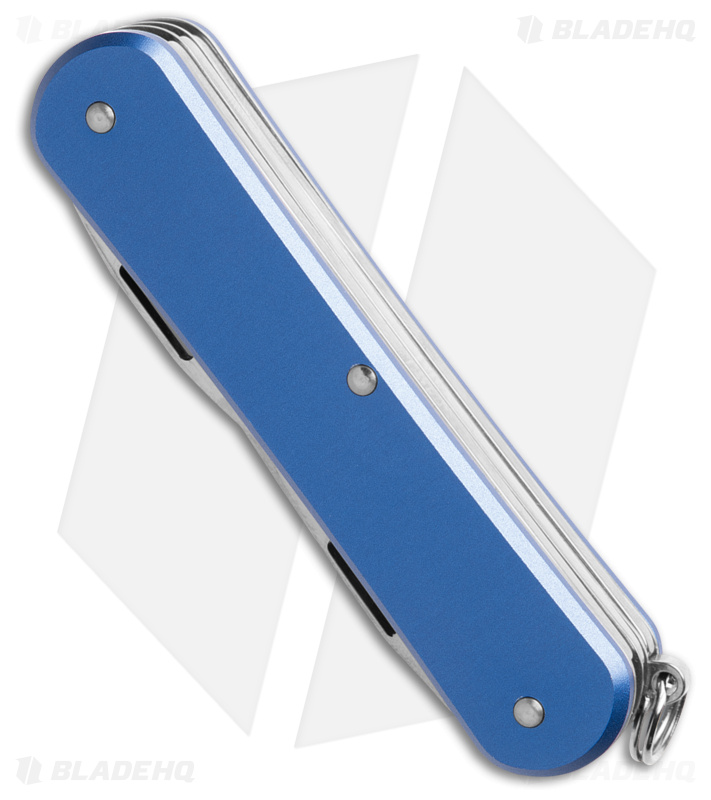 Fox Knives Vulpis 4-in-1 Slipjoint Knife Blue Alum (2.2" Polish) FX-VP130-F4 SB