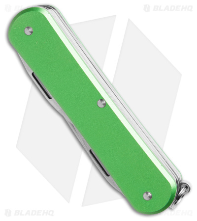 Fox Knives Vulpis 4-in-1 Slipjoint Knife Green Alum (2.2" Polish) FX-VP130-F4 OD