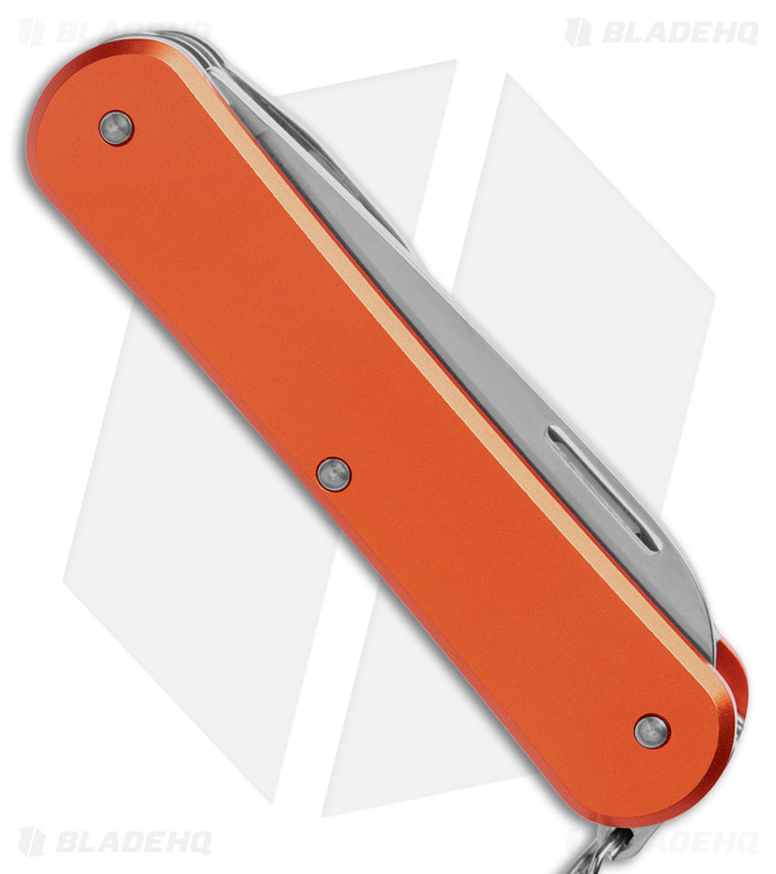 Fox Knives Vulpis 4-in-1 Slipjoint Knife Orange Alum (2.2" Polish) FX-VP130-S4OR