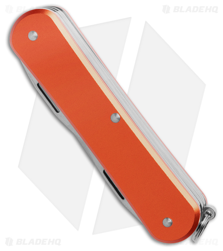 Fox Knives Vulpis 4-in-1 Slipjoint Knife Orange Alum (2.2" Polish) FX-VP130-S4OR