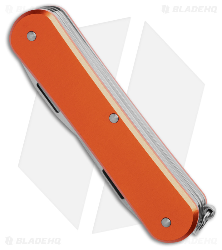 Fox Knives Vulpis 4-in-1 Slipjoint Knife Orange Alum (2.2" Polish) FX-VP130-F4OR