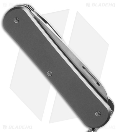 Fox Knives Vulpis 4-in-1 Slipjoint Knife Titanium (2.2" Polished) FX-VP130-S4 TI