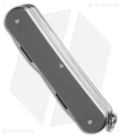 Fox Knives Vulpis 4-in-1 Slipjoint Knife Titanium (2.2" Polished) FX-VP130-F4 TI