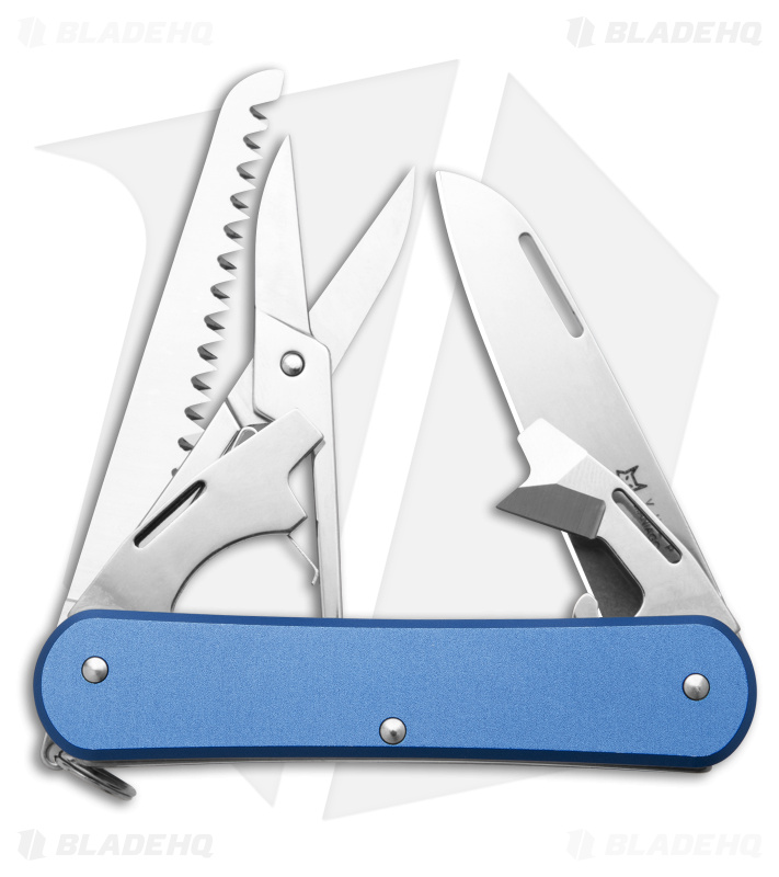 Fox Knives Vulpis 5-in-1 Slipjoint Knife Blue FX-VP130-SF5 SB