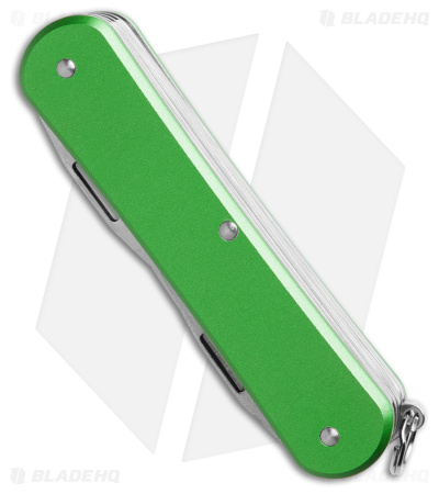 Fox Knives Vulpis 5-in-1 Slipjoint Knife Green Alum (2.2" Polish) FX-VP130-SF5OD