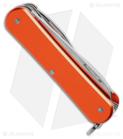 Fox Knives Vulpis 5-in-1 Slipjoint Knife Orange Alum (2.2" Polish)FX-VP130-SF5OR