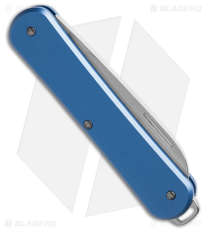 Fox Knives Vulpis Slipjoint Knife Blue Alum (2.2" Polish) FX-VP130 SB