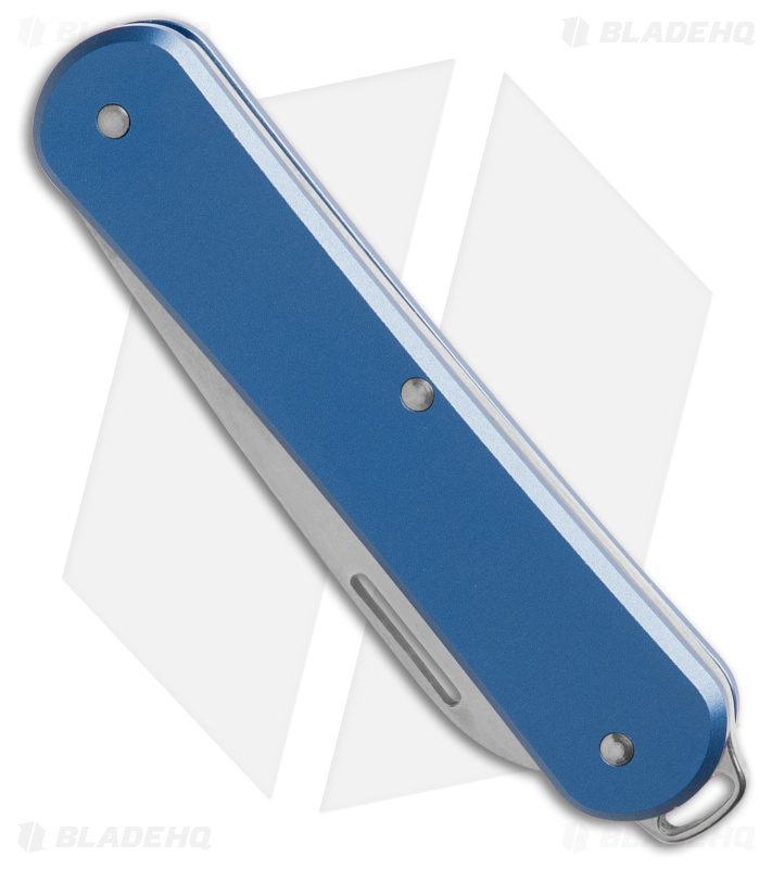 Fox Knives Vulpis Slipjoint Knife Blue Alum (2.2" Polish) FX-VP130 SB