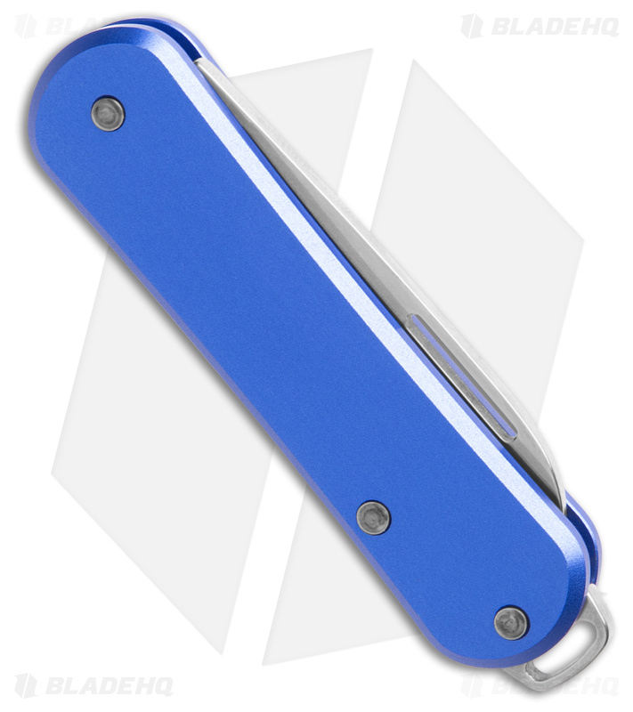 Fox Knives Vulpis Slipjoint Knife Blue Alum (1.8" Polish) FX-VP108 SB