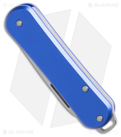 Fox Knives Vulpis Slipjoint Knife Blue Alum (1.8" Polish) FX-VP108 SB