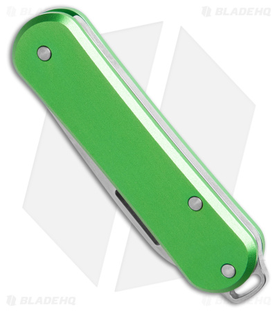 Fox Knives Vulpis Slipjoint Knife Green Alum (1.8" Polish) FX-VP108 OD