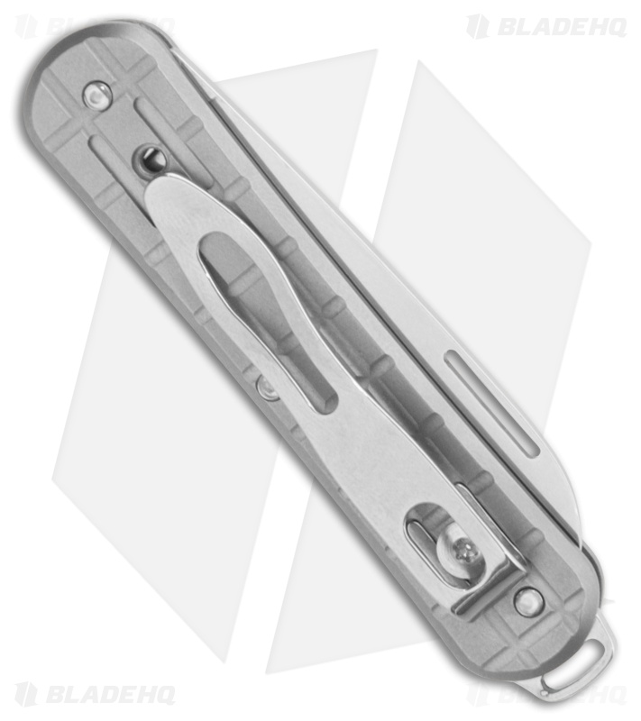 Fox Knives Vulpis Slipjoint Knife Grenade Bead Blast Titanium (2.2" Polished)
