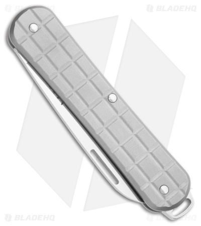 Fox Knives Vulpis Slipjoint Knife Grenade Bead Blast Titanium (2.2" Polished)