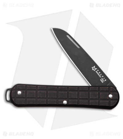 Fox Knives Vulpis Slipjoint Knife Grenade Bronze Titanium (2.2" Black Stonewash)