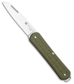 Fox Knives Vulpis Slipjoint Knife Grenade Green Aluminum (2.2" Polished)