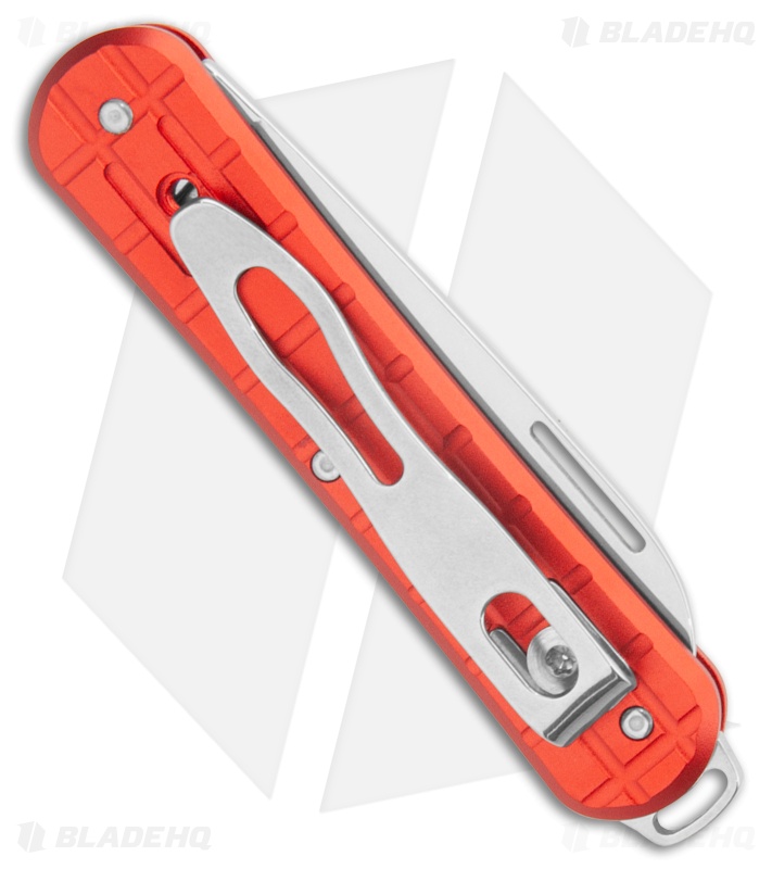 Fox Knives Vulpis Slipjoint Knife Grenade Red Aluminum (2.2" Polished)