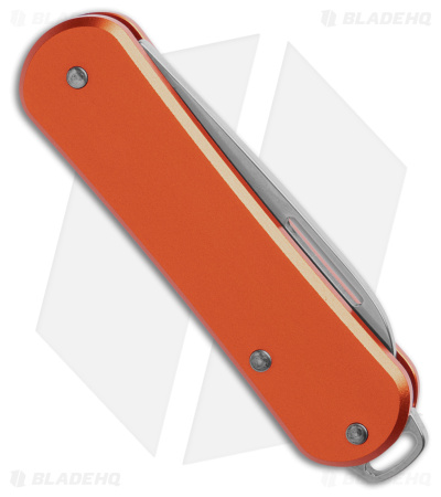 Fox Knives Vulpis Slipjoint Knife Orange Aluminum (1.8" Polish) FX-VP108 OR