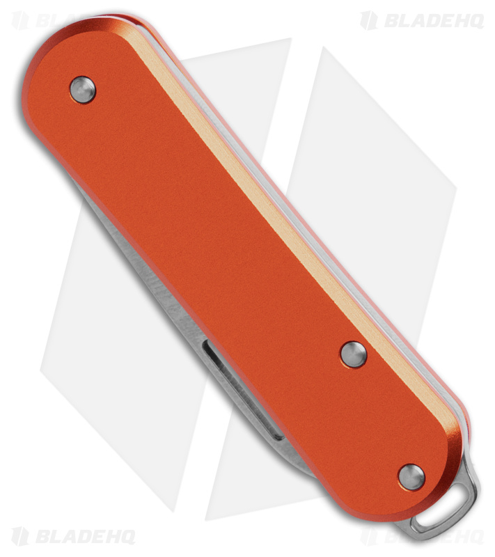 Fox Knives Vulpis Slipjoint Knife Orange Aluminum (1.8" Polish) FX-VP108 OR