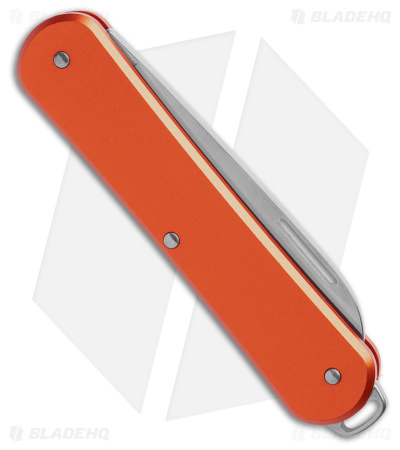 Fox Knives Vulpis Slipjoint Knife Orange Aluminum (2.16" Polished) FX-VP130 OR