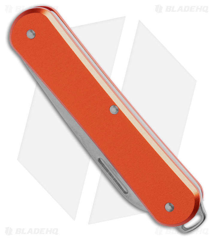 Fox Knives Vulpis Slipjoint Knife Orange Aluminum (2.16" Polished) FX-VP130 OR