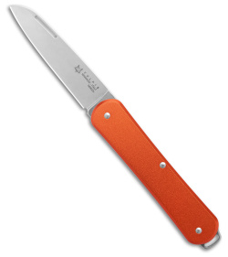 Fox Knives Vulpis Slipjoint Knife Orange Aluminum (2.16" Polished) FX-VP130 OR