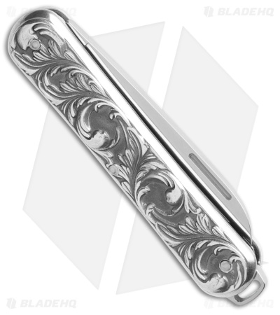 Fox Knives Vulpis Slipjoint Knife Sterling Silver (2.16" Polished) FX-VP130AG